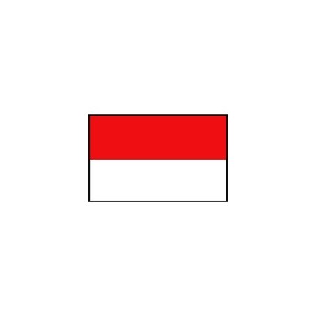 arm slank Zwakheid Talamex Vlag rood-wit 70x100