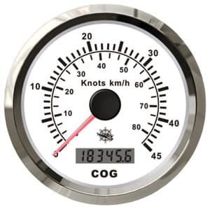 Osculati speedometer w/GPS compass white/glossy
