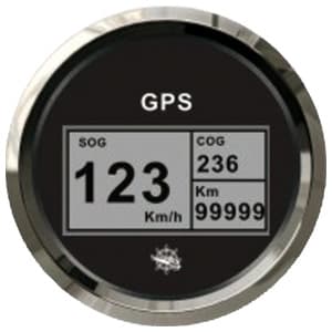 Osculati speedometer compass mile counter GPS black