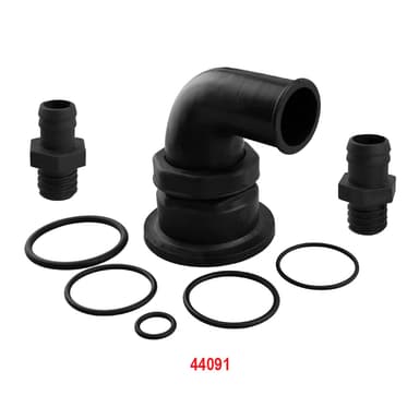 Aansluitset 38 mm haaks