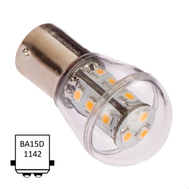 NauticLed Ba15D-B15-WW