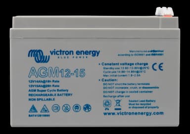 AGM Super Cycle accu met schroefdraad 12V/15Ah (M5)