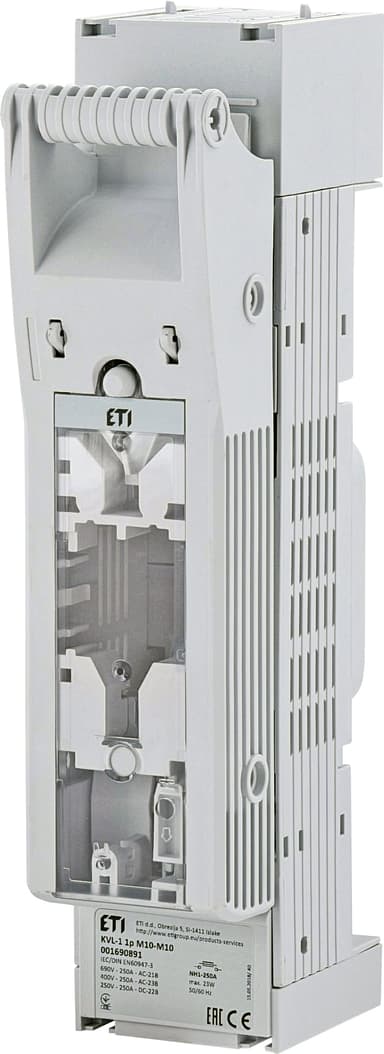 Meszekeringhouder KVL-1 1p M10-M10 NH1