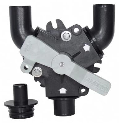 3-weg kraan inlaat 38 mm/uitlaat 38 mm