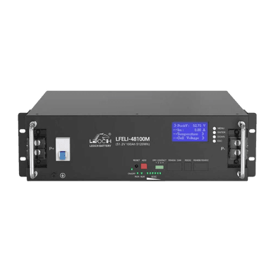 Leoch accu 19" 51.2V/100Ah 5.12kWh