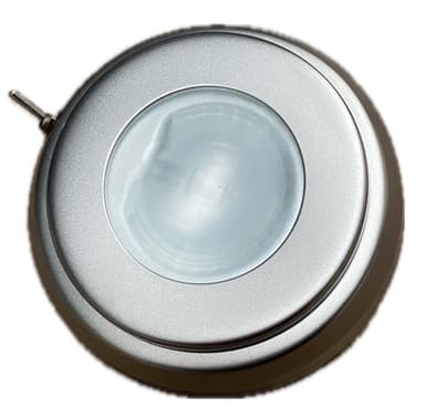 TOM met switch FI90 mat rvs/frost glas