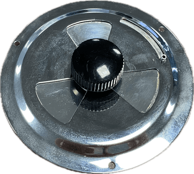 Regelrozet messing verchr. 130