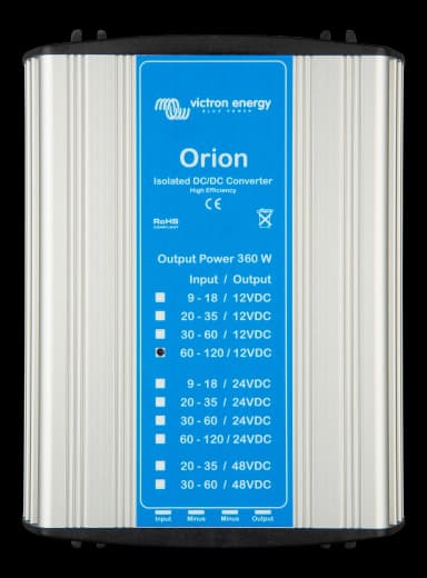Orion 110/24-360W galvanisch geïsoleerd DC-DC converter