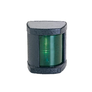 Lalizas Classic N12 stuurboordlicht groen, zwarte behuizing (30091)