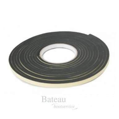 Neopreen afdichtingstape zelfklevend 3 m x 19 mm x 6 mm zwart