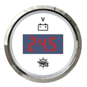 Osculati digital voltmeter 8/32V white/glossy