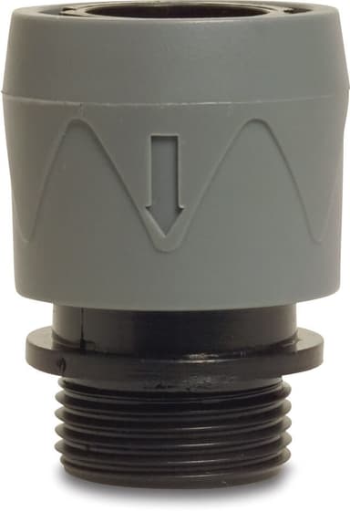 Connector 3/4" buitendraad x female