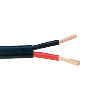 Autokabel plat (rood/zwart)