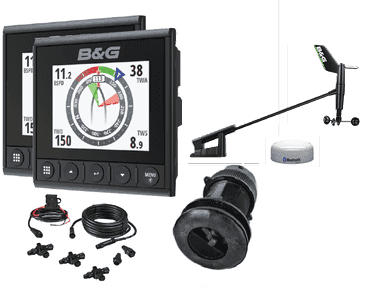 Triton² Dual Display Speed / Depth / Wind Instrument pack (Wireless)