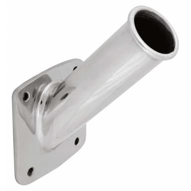 Vlaggenstokhouder muur RVS304