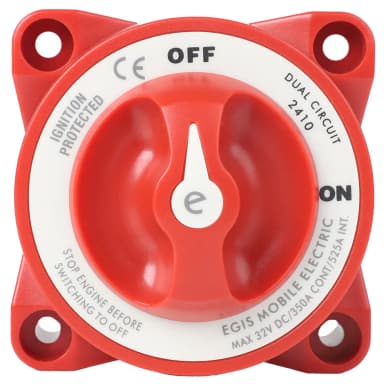 e-serie 350A dubbele circuit accuschakelaar ON/OFF