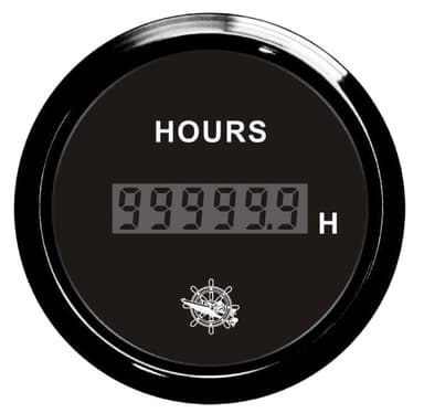 Osculati digital hour counter black/black