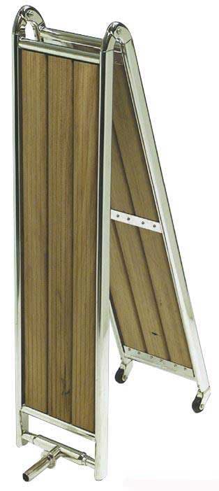 Loopplank RVS Iroko