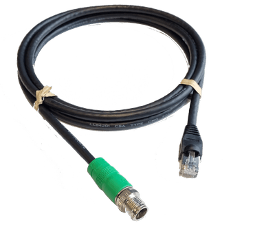 Ethernet kabel - groen M12 - RJ45