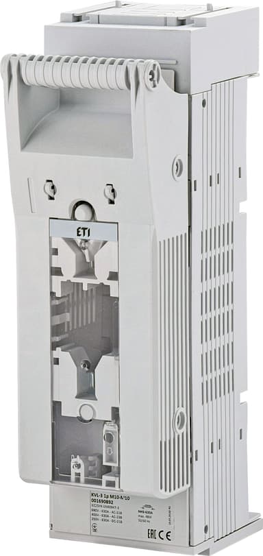 Meszekeringhouder KVL-3 1p M10-M10 - NH2 & NH3