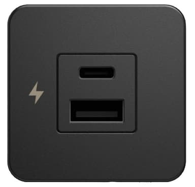 SCANSTRUT Double USB-A + USB-C Tile