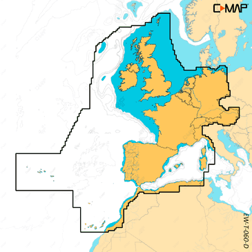 C-MAP DISCOVER X - Central-West Europe