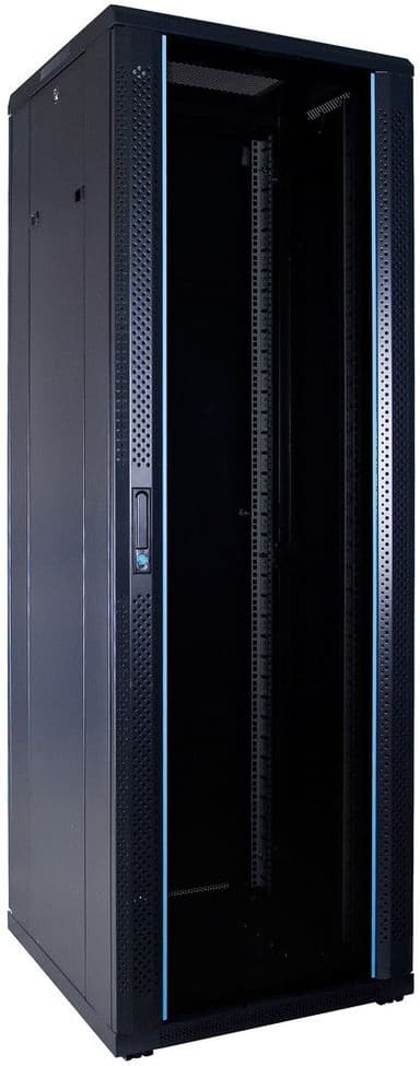 37U serverkast met glazen deur