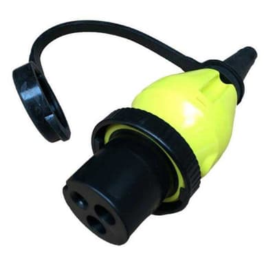 Stekker 16A/250Vac (2p/3w) voor stroomaansluiting 16A