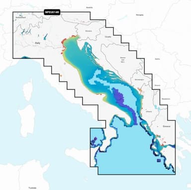 Navionics Platinum+ NPEU014R Italië, Adriatische Zee