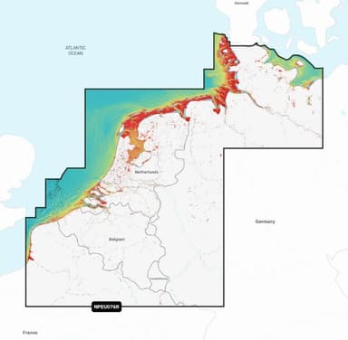 Navionics Platinum+ NPEU076R - Benelux en Duitsland, West