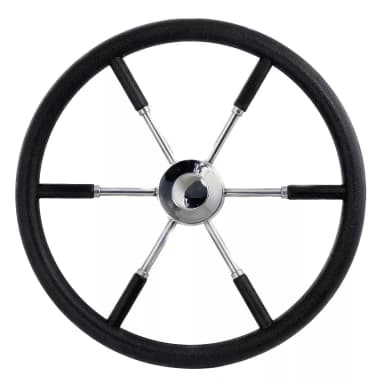 Ultraflex stuurwiel 70cm PU met RVS spak
