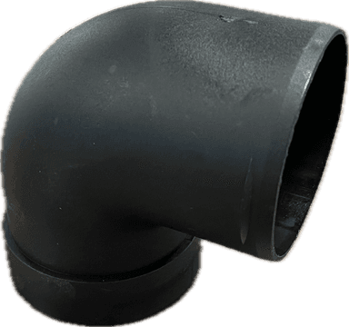 Bocht 60 mm kunststof