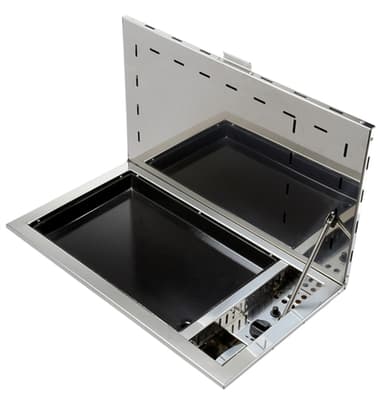Force 10/ENO RVS inbouw gasbakplaat