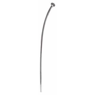 Vlaggenstok 1.0 meter krom RVS316 Ø25