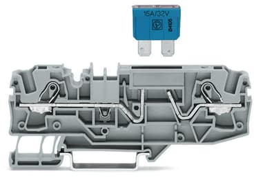 Twee-draads zekeringsklem 6 mm² voor platte autozekering