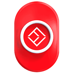 xFOB Red met batterij