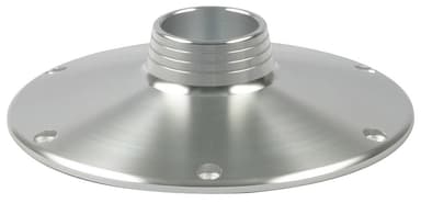 Zwaardvis opbouwvoet voor Zwaardvis zuil 60 mm. Opbouwvoet 60. geanodiseerd