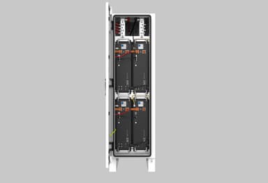 ZYC voorbedrade kast voor 4 modules - outdoor IP55